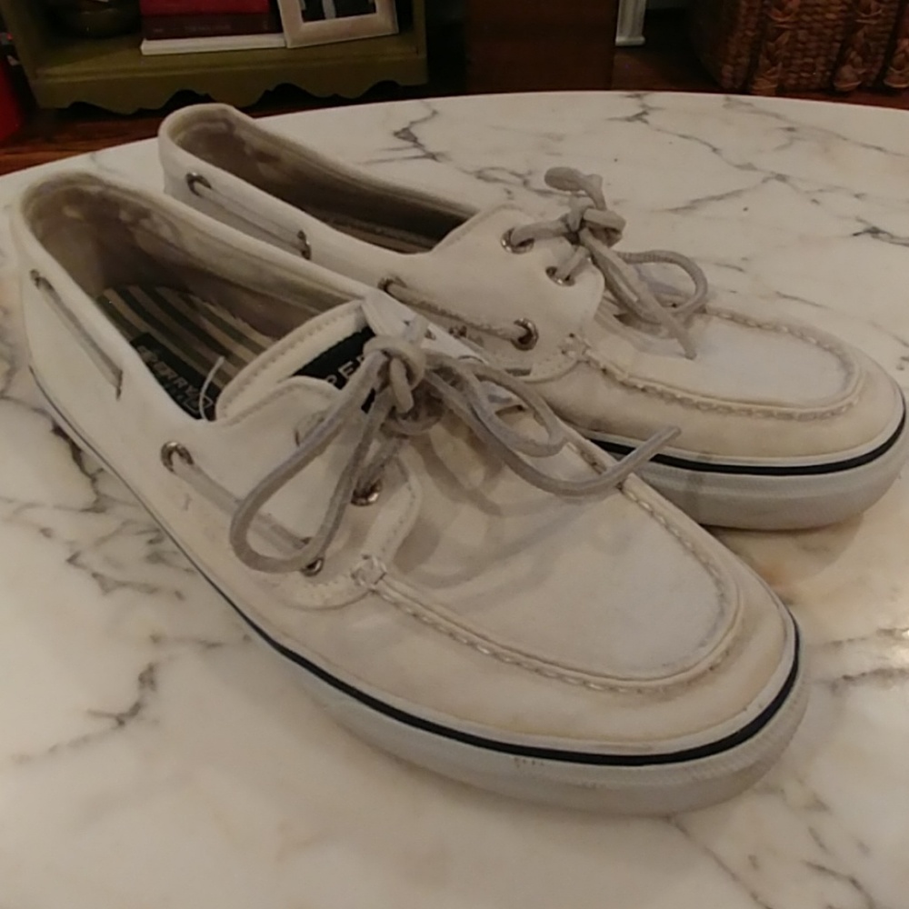 Sperry Topsider Bahama Canvas Boat Shoe 10.5D